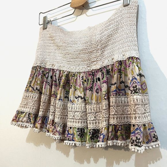 Sunday St. Tropez Silk Skirt M/L - Picture 4 of 6